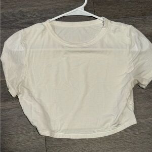 ⭐️Nordstrom Cream Short Sleeve Top